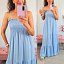 Vestido Alana Azul Petróleo